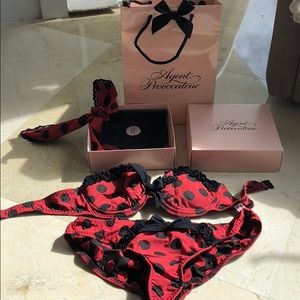 Agent provocateur polka dot bikini